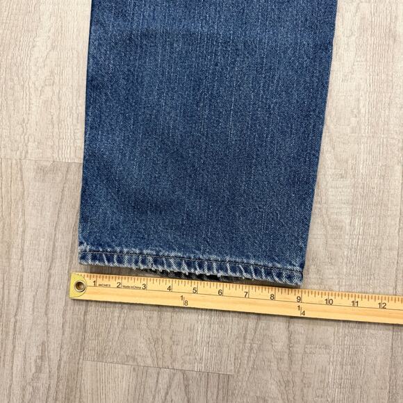 Vintage Dickies Jeans Men's 36x32 Blue Faded Denim Workwear Work 90s Grunge - Picture 8 of 8